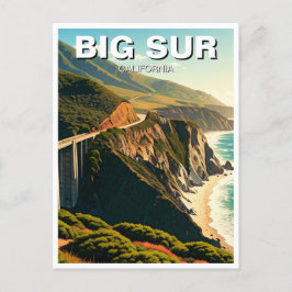 Big Sur California Central Coast Briefkaart