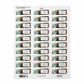 Big Sur California Central Coast Etiket (Full Sheet)