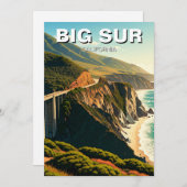 Big Sur California Central Coast Feestdagenkaart (Voorkant / Achterkant)
