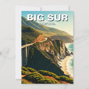 Big Sur California Central Coast Feestdagenkaart