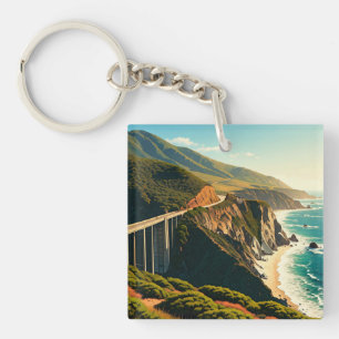 Big Sur California Central Coast Sleutelhanger