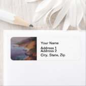 Big Sur California Coast Cliffs Etiket (Insitu)