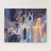 Big Sur, California Coast Painting Legpuzzel (Horizontaal)