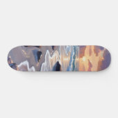 Big Sur, California Coastal Art Painting Persoonlijk Skateboard (Horizontaal)