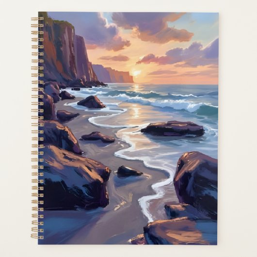 Big Sur, California Coastal Art Painting Planner (Voorkant)