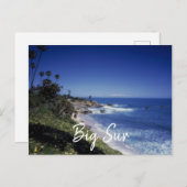 Big Sur California Coastline Briefkaart (Voorkant / Achterkant)
