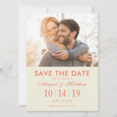 Big Sur California | Datum opslaan Save The Date (Achterkant)