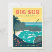 Big Sur California | Datum opslaan Save The Date (Voorkant)