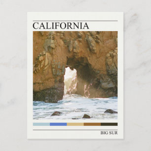 Big Sur California   Filmfotografie Briefkaart
