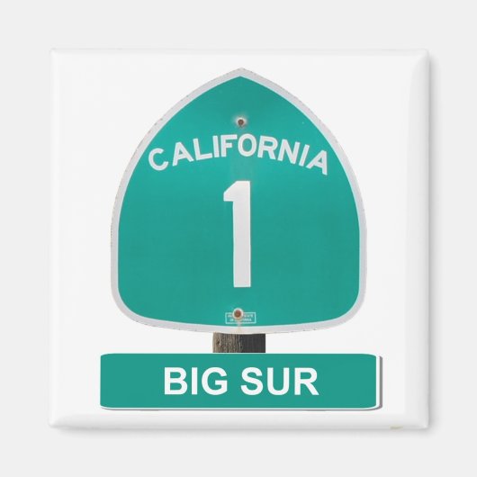 Big Sur, California Highway 1 magneet (Voorkant)