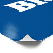 Big Sur California-kaart Perfect Poster (Hoek)