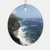 Big Sur California Keramisch Ornament (Links)