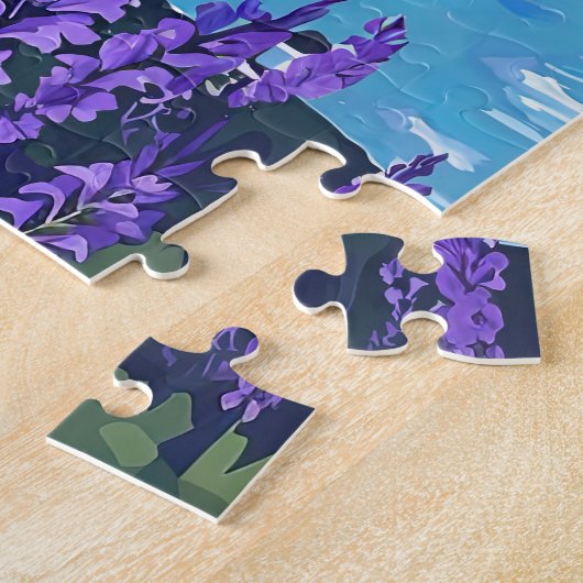 Big Sur California Kustlijn Retro Westkust Legpuzzel (Zijkant)