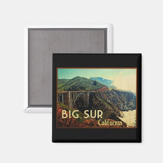 Big Sur California  Magneet (Voorkant / Achterkant)