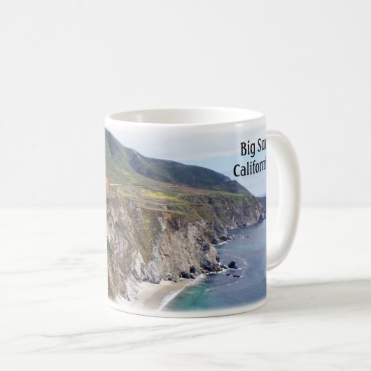 Big Sur California Mok (Voorkant rechts)