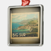 Big Sur California Ornament Vintage Travel (Links)