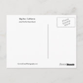 Big Sur California Pfeiffer Beach Briefkaart (Achterkant)