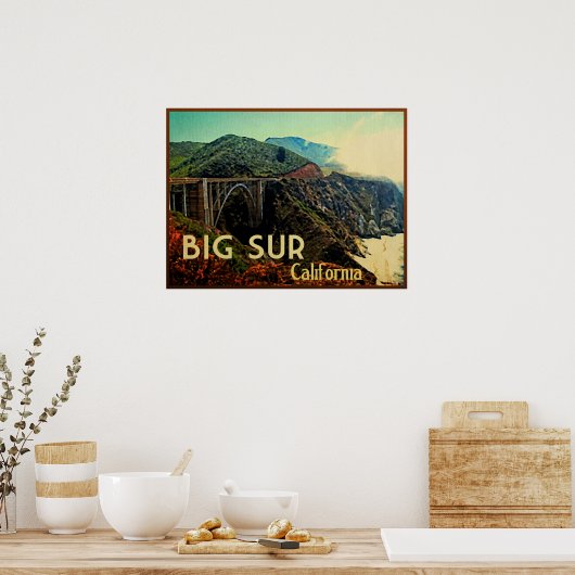 Big Sur California Poster (Keuken)