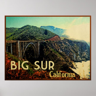 Big Sur California Poster