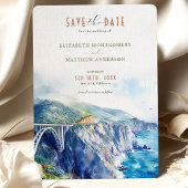 Big Sur California - Save the Date Kaart