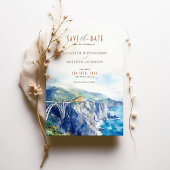 Big Sur California - Save the Date Kaart