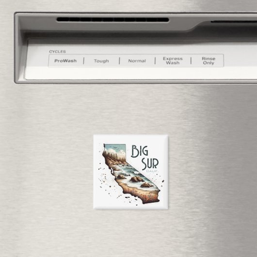 Big Sur California Souvenir Gift Magneet (Insitu (Vaatwasser))