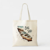 Big Sur California Souvenir Gift Tote Bag (Achterkant)