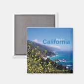 Big Sur California Travel Souvenir Koelkast Magnet (Voorkant / Achterkant)