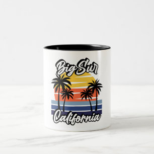 Big Sur California Tweekleurige Koffiemok