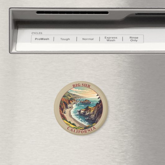 Big Sur California Verenigde Staten Magneet (Insitu (Vaatwasser))