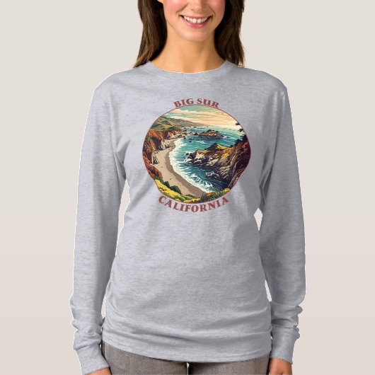 Big Sur California Verenigde Staten T-shirt (Voorkant)