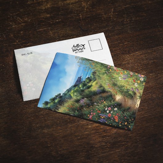 Big Sur California Waterverf Briefkaart