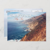 Big Sur, Californië Briefkaart (Voorkant / Achterkant)