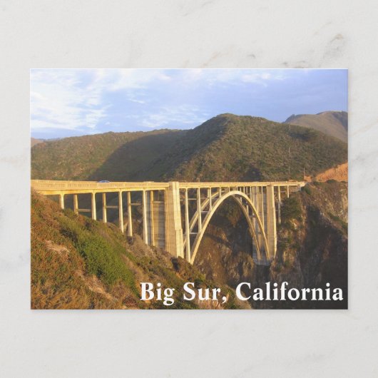 Big Sur, Californië Briefkaart (Voorkant)