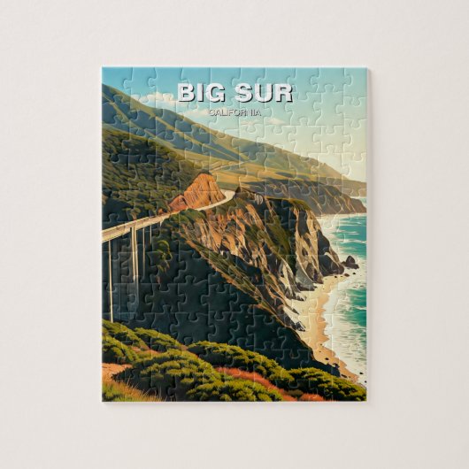 Big Sur Californië Centrale Kust Legpuzzel (Verticaal)