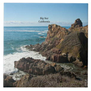 Big Sur, Californië, gelabeld, Tegeltje