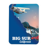 Big Sur Californië kaart Magneet (Verticaal)
