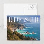 Big Sur Californië kust Briefkaart (Voorkant / Achterkant)