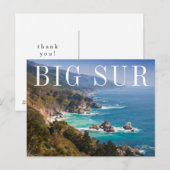 Big Sur Californië Kust | Dank je Briefkaart (Voorkant / Achterkant)