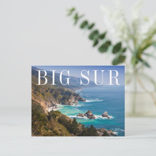Big Sur Californië kust | Dank u Briefkaart (Staand voorkant)