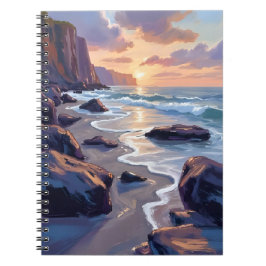 Big Sur, Californië kust kunstschilderij Notitieboek