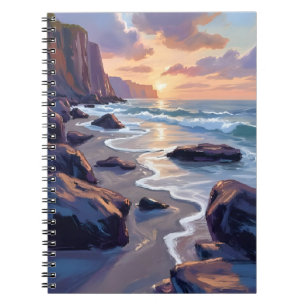 Big Sur, Californië kust kunstschilderij Notitieboek