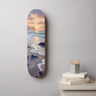 Big Sur, Californië kust kunstschilderij Persoonlijk Skateboard