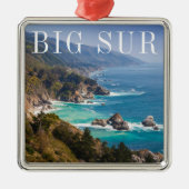 Big Sur Californië kust Metalen Ornament (Voorkant)