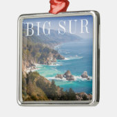 Big Sur Californië kust Metalen Ornament (Links)