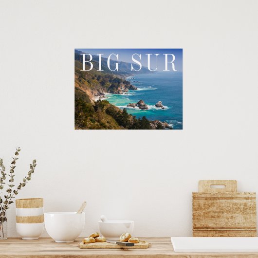 Big Sur Californië kust Poster (Keuken)