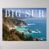 Big Sur Californië kust Poster (Voorkant)