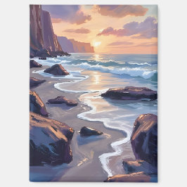 Big Sur, Californië Kust Schilderij Magneet