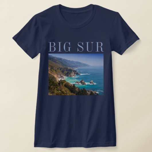 Big Sur Californië kust T-shirt (Laagn)