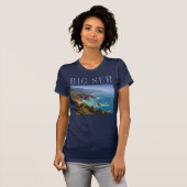 Big Sur Californië kust T-shirt (Voorkant volledig)